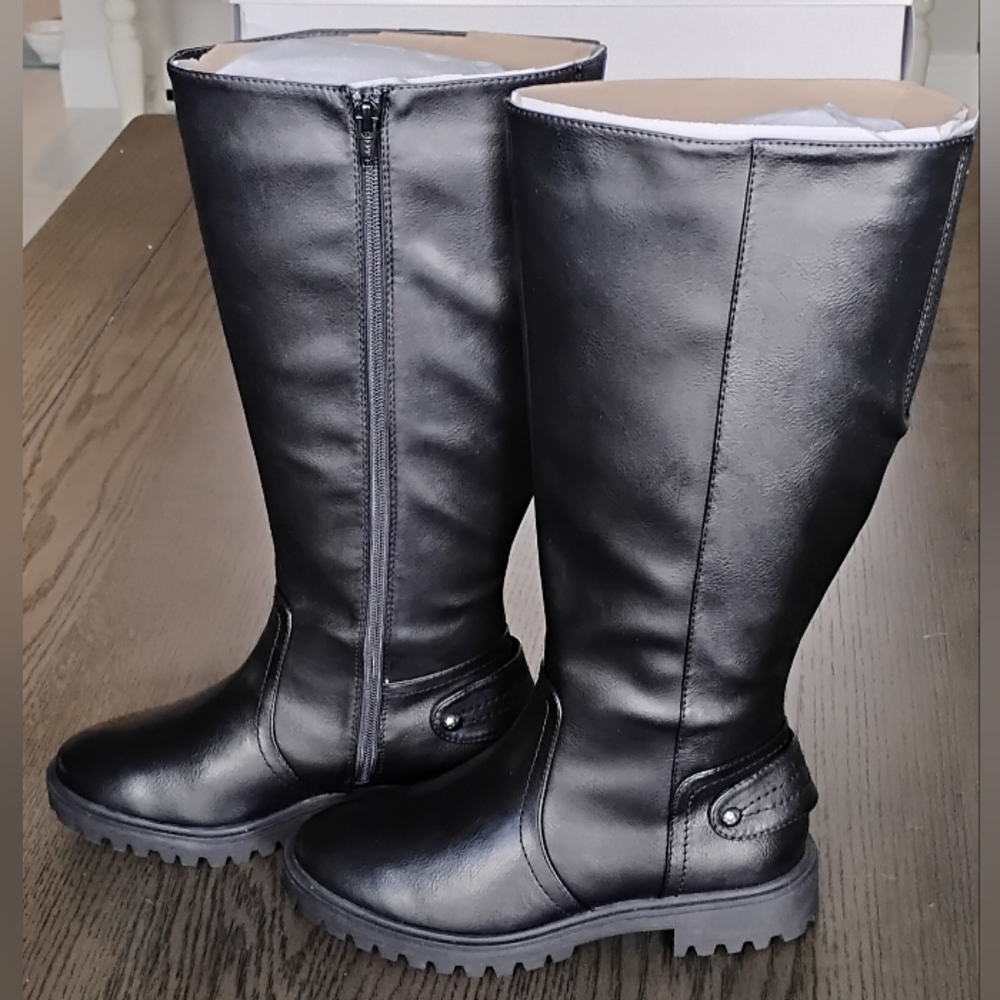 Women's Wide Fit Bailey Tall Boots Black    Size 6    NWT - Picture 7 of 15